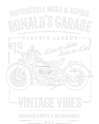 RonaldS Garage Motorcycle Design For The Name Ronald Premium Hoodie