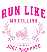 Run Like Mr Collins Just Proposed Funny Books And Running T-Shirt