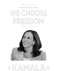 We Choose Freedom Vote Kamala Harris For President 2024 Long Sleeve Shirt