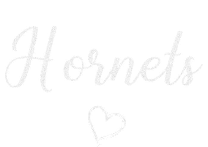 Hornets Above Small Heart Licking Heights Ladies Long Sleeve Shirt