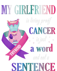 My Friend Living Proof Cancer Just A Word Not Sentence Tie-Dye Long Sleeve Shirt