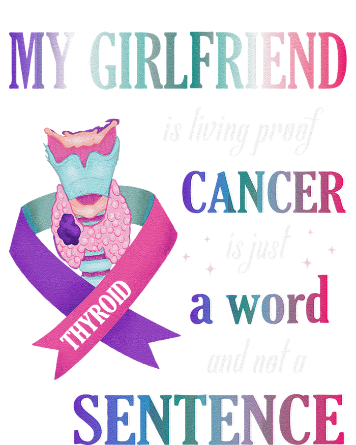 My Friend Living Proof Cancer Just A Word Not Sentence Tie-Dye Long Sleeve Shirt