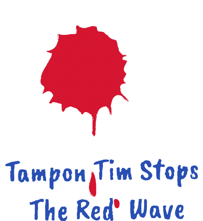 Harris Walz 2024 Tampon Tim Stops The Red Wave Election Women's Perfect Tri Rocker Tank