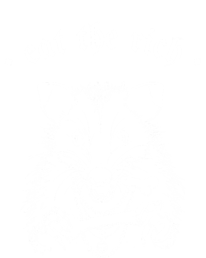 Eat The Rich Possum Anti Fascist Women's Fleece Hoodie