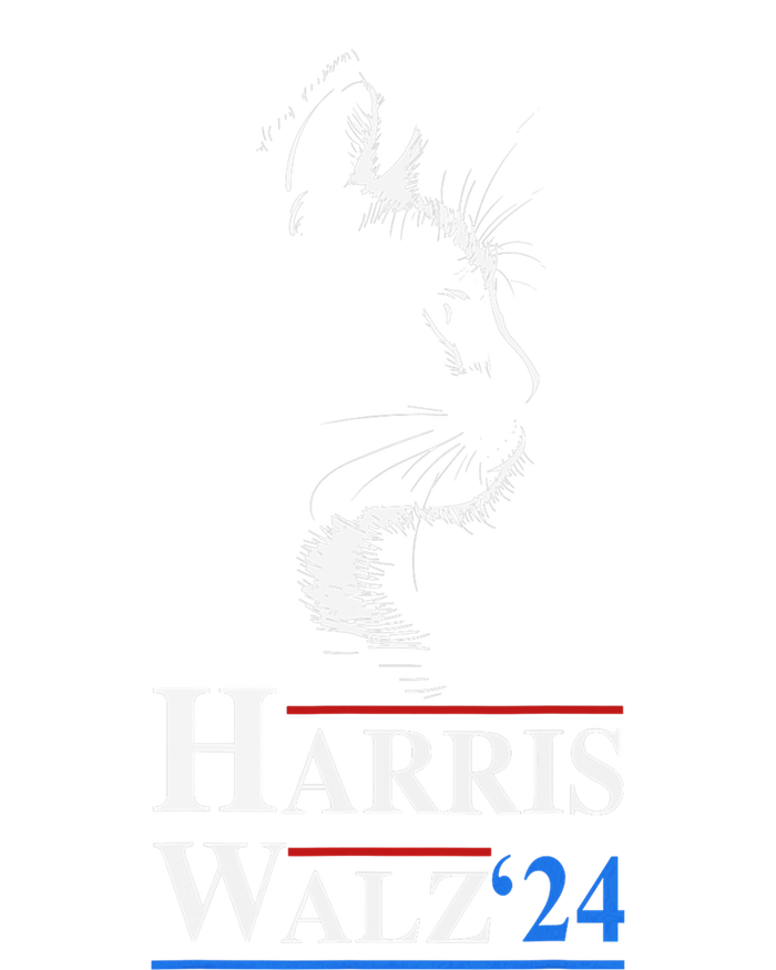 Harris Waltz 2024 Election Funny Cat Kamala Harris Tim Walz T-Shirt