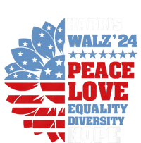 Kamala Harris Tim Walz 2024 Peace Lgbt Harris Walz Waltz T-Shirt