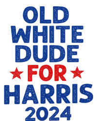 Kamala Harris Old White Dudes For Harris Funny Political Women's Racerback Cropped Tank