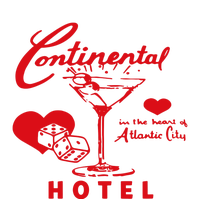 Continental Hotel In The Heart Of Atlantic City Love T-Shirt