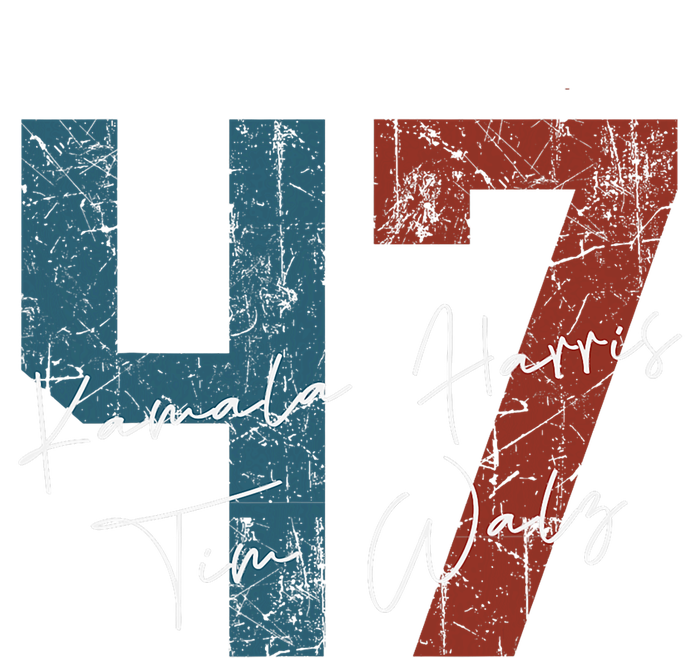 Kamala Harris Walz 2024 Harris Waltz President Democratic 47 T-Shirt