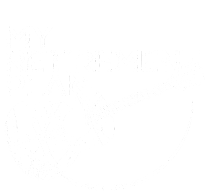 My Retirement Plan Guitar 7 Panel Mesh Trucker Snapback Hat