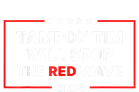 Tampon Tim Will Stop The Red Wave Funny Vote Harris Walz 2024 Wool Snapback Cap