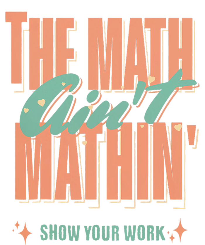 The Math Aint Mathin Show Your Work Math Teacher Cooling Performance Long Sleeve Crew