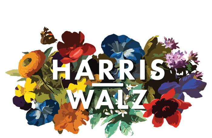 Harris Walz 2024 Floral Feminine Women Harris Waltz 2024 T-Shirt