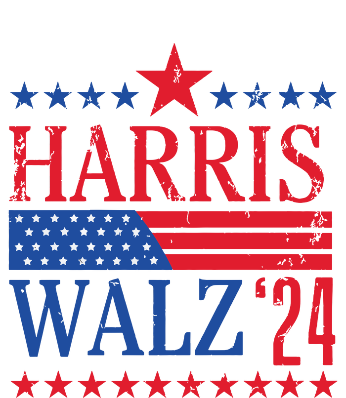 Vintage Harris Walz 2024 American Flag 2024 Harris Election Premium Sustainable Beanie