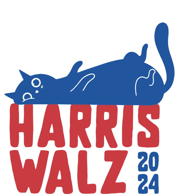 Harris Walz 2024 Cat Ladies For Kamala 25L Jumbo Tote