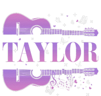 Retro Taylor First Name Personalized Groovy Birthday Womens Funnel Neck Pullover Hood