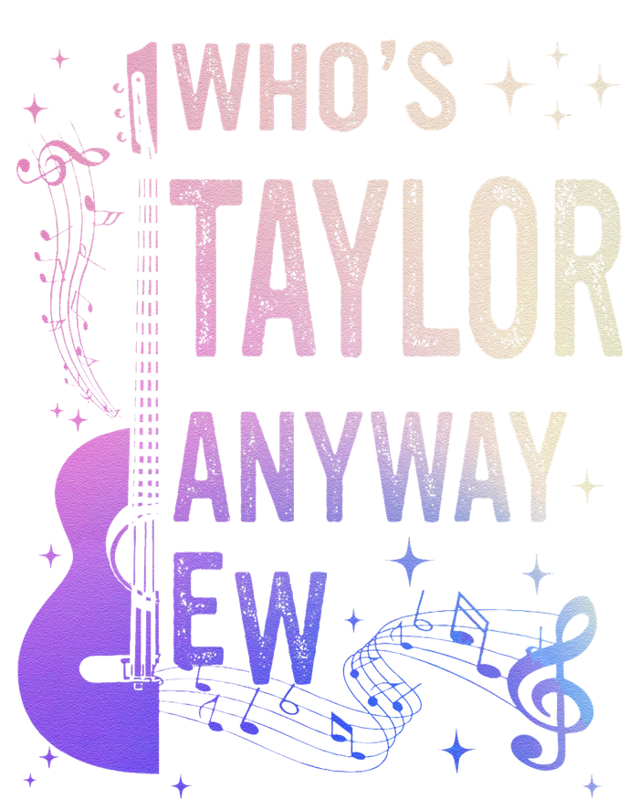 Who Is Taylor First Name Anyway Ew Retro Groovy 80S Sustainable Bucket Hat