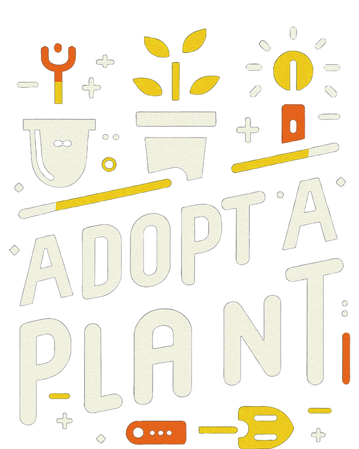 Adopt A Plant Gardening Kids T-Shirt