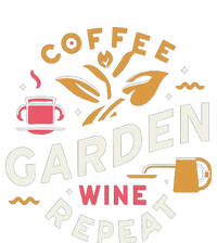 Coffee Garden Wine Repeat Women's Racerback Tank