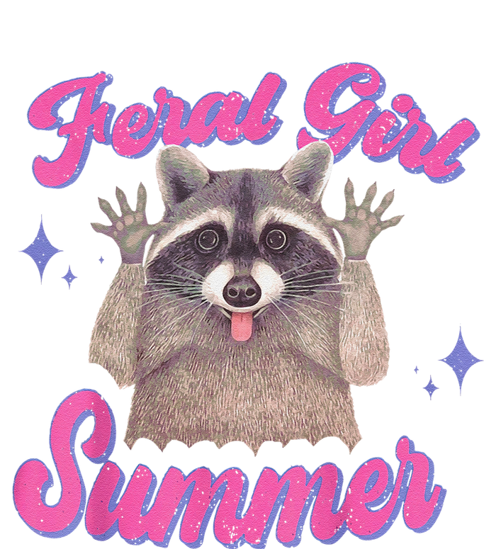 Feral Summer Funny Raccoon T-Shirt