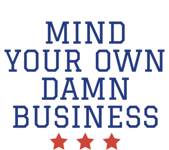 Harris Walz 2024 Mind Your Own Damn Business Men's Origin Performance Pique Polo