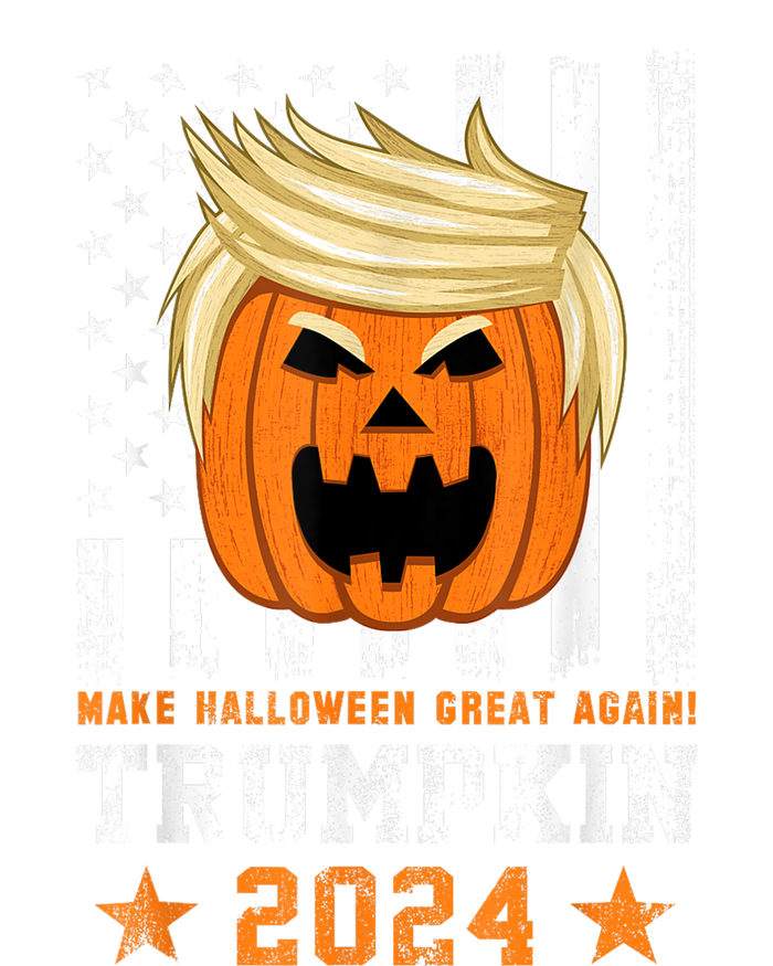 Trumpkin 2024 Usa Make Halloween Great Again Funny Trump Ladies Long Sleeve Shirt