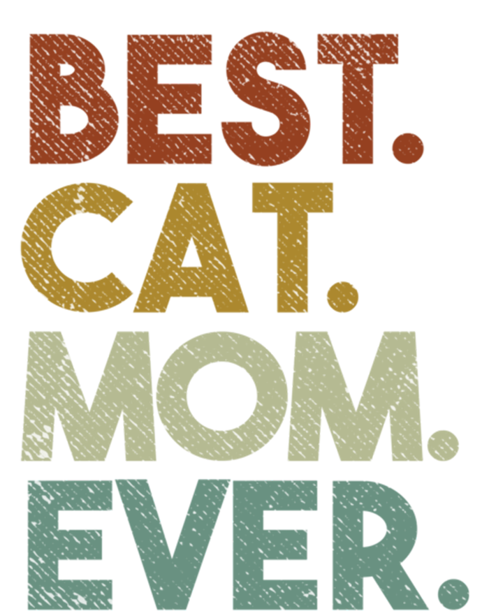 Best Cat Mom Ever Retro Crazy Cat Lady Gift T-Shirt