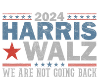 Harris Waltz 2024 WeRe Not Going Back Walz Kamala Harris High Crown Mesh Back Trucker Hat