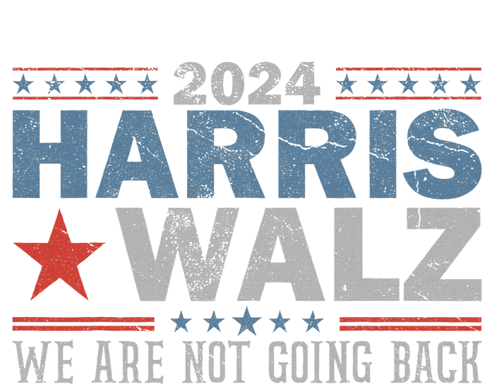 Harris Waltz 2024 WeRe Not Going Back Walz Kamala Harris High Crown Mesh Back Trucker Hat