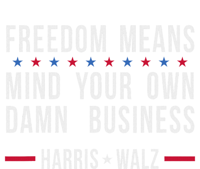 Kamala Harris Tim Walz Mind Your Own Damn Business Kids Sweatshirt