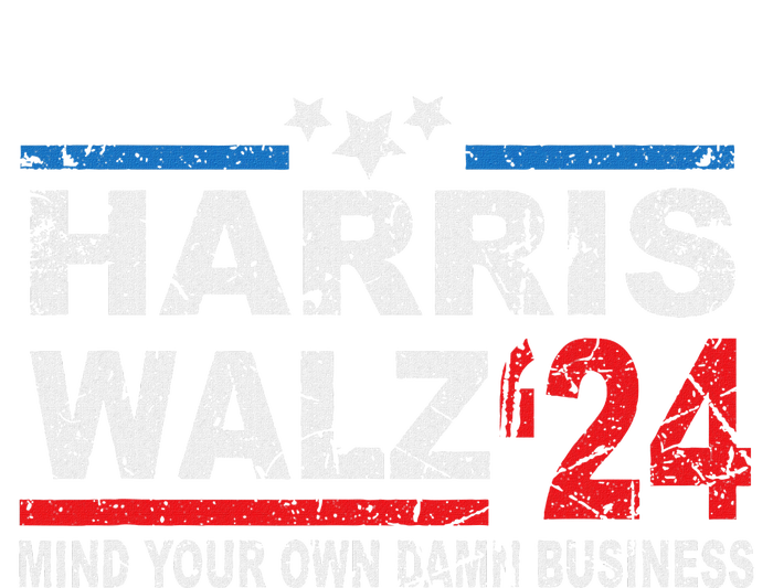 Harris Walz Waltz Mind Your Own Damn Business Canvas