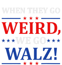 When They Go Weird We Go Walz Harris Waltz 2024 Election V-Neck T-Shirt