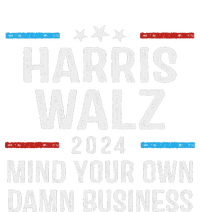 Harris Walz Waltz 2024 Mind Your Own Damn Business Toddler Fine Jersey T-Shirt