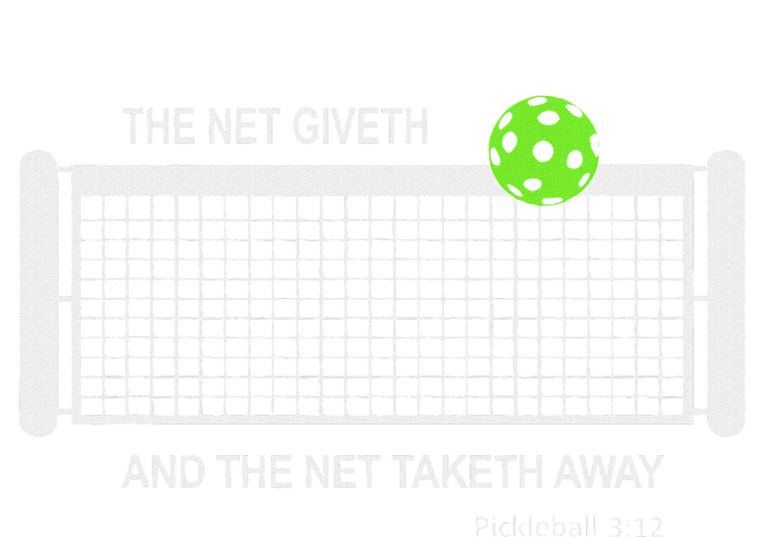 Pickleball The Net Giveth Funny Pickleball Pickleball Lovers Kids Long Sleeve Shirt