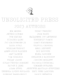 The Unsolicited Press 2023 Author Lineup Ladies PosiCharge Competitor Racerback Tank