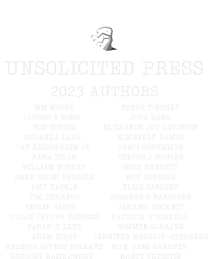 The Unsolicited Press 2023 Author Lineup Ladies PosiCharge Competitor Racerback Tank