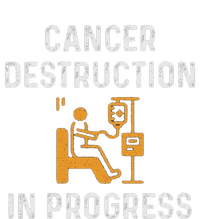 Fighting Cancer Destruction In Progress Ladies Long Sleeve Shirt