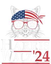 Harris Walz 2024 Funny Cat Election Kamala Harris Tim Waltz T-Shirt