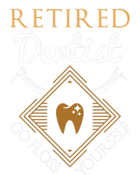 Retired Dentist Funny Dentist Retirement Gift Dry Zone Grid Polo