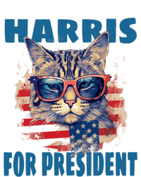 Funny Less Cat Lady Voting For Kamala Harris For Presid Gift T-Shirt