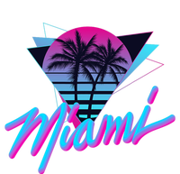 Miami Palm Trees Vaperwave Synthwave 80s Style Retro Valucap Bio-Washed Visor