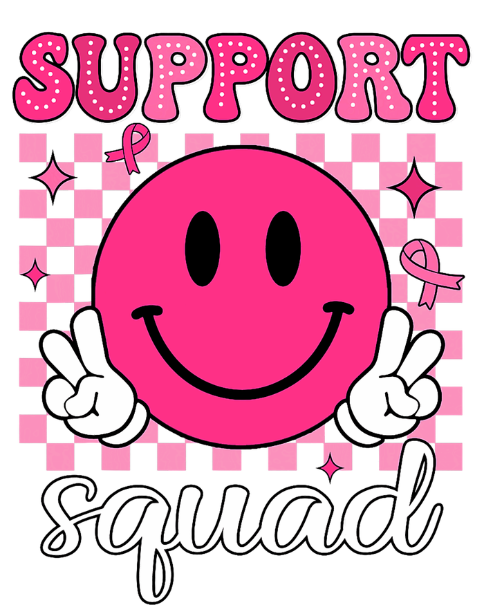 Groovy Breast Cancer Awareness Support Squad Sustainable Bucket Hat