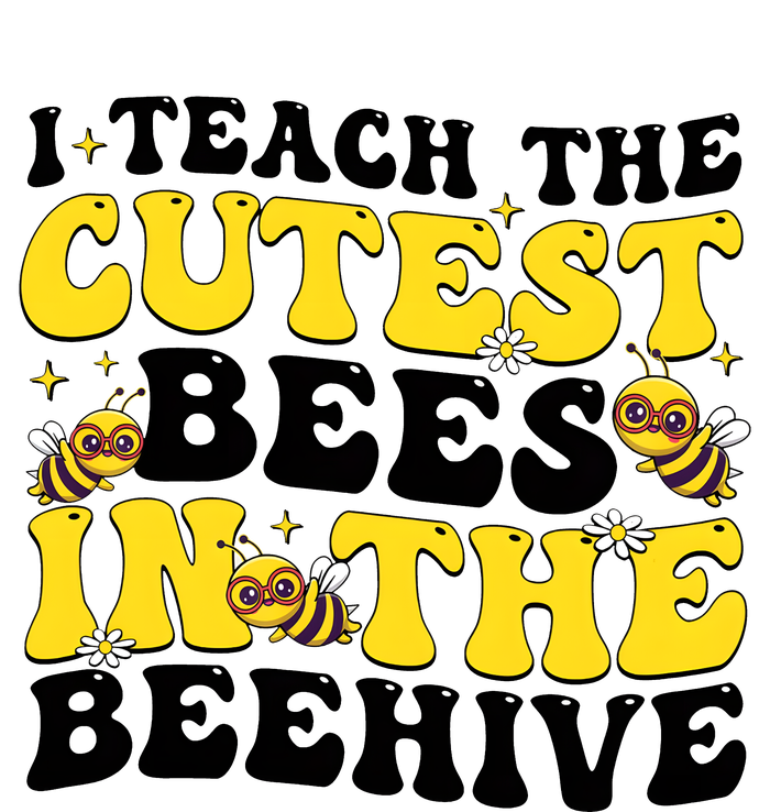 I Teach The Cutest Bees In The Beehive Full-Length Apron With Pockets