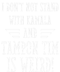 I Don’T Not Stand With Kamala And Tampon Tim Is Weird USA-Made Doggie Bandana