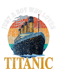 Ship Just A Boy Who Loves Titanic Boat Titanic Ladies Long Sleeve Shirt