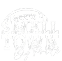 Small Town Big Pride Football Valucap Bio-Washed Visor