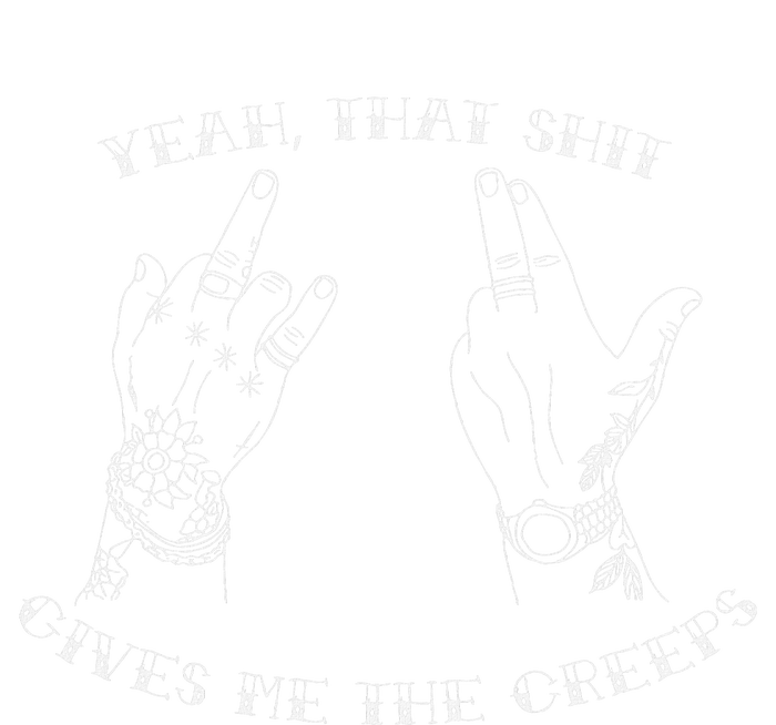 Yeah That Gives Me The Creeps Western Cowboy Kids Long Sleeve Shirt