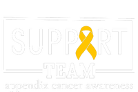 Appendix Cancer Awareness Support Team Womens Funnel Neck Pullover Hood