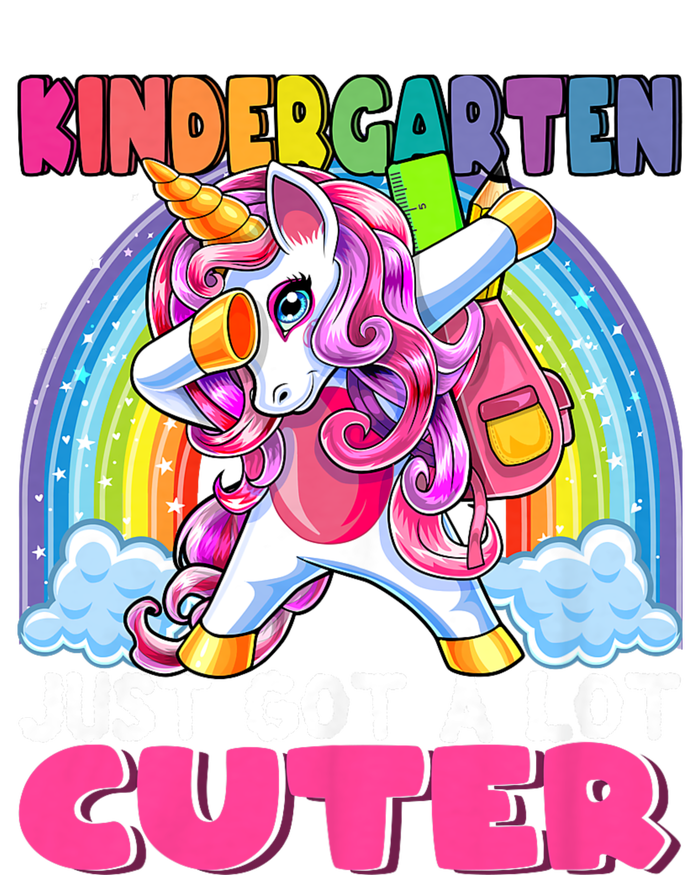 Kindergarten Got Cuter Dabbing Unicorn Back To School T-Shirt