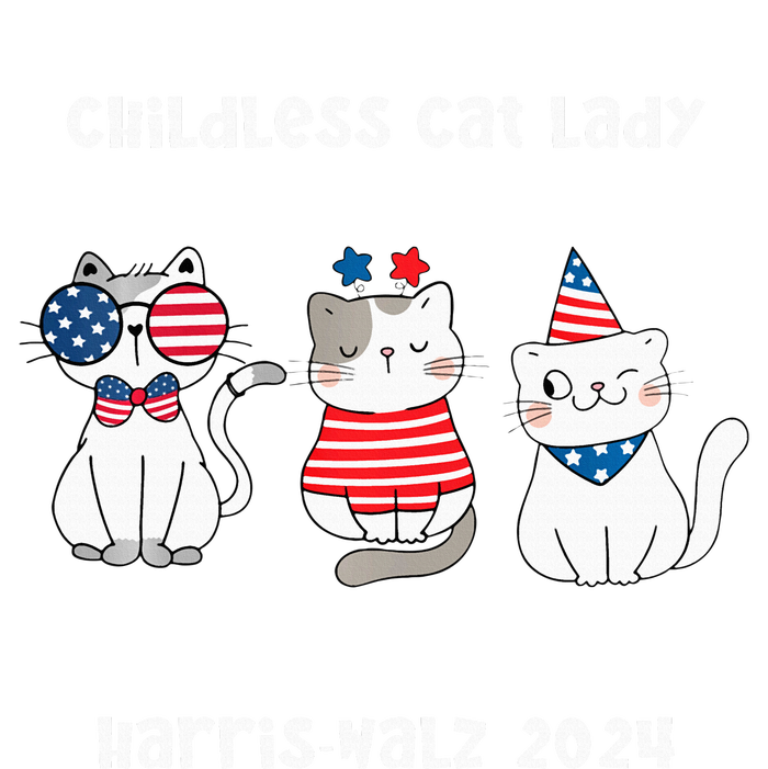 Childless Cat Lady Viral Pop Culture Meme Election 2024 T-Shirt